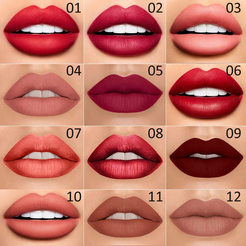 DNM 2 IN 1 Matte Wateproof Lipstick  & Lip Liner